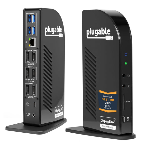 Plugable UD-ULTC4K USB-C dock for multiple monitors