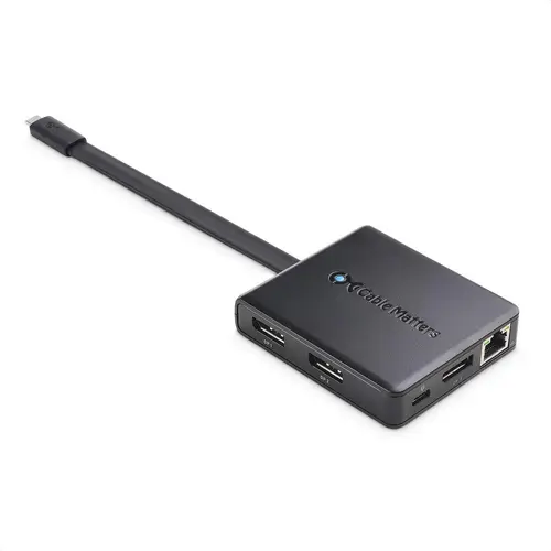 Cable Matters adaptador USB-C triple DisplayPort